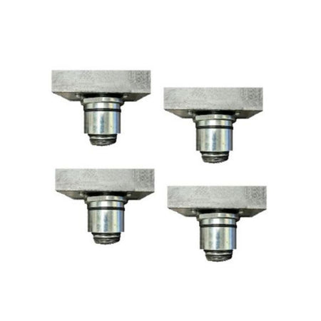 Atlas® Slotted Rubber Adjustable Adapters, Set of 4, 1.5" Peg, AlamoEquipment.com