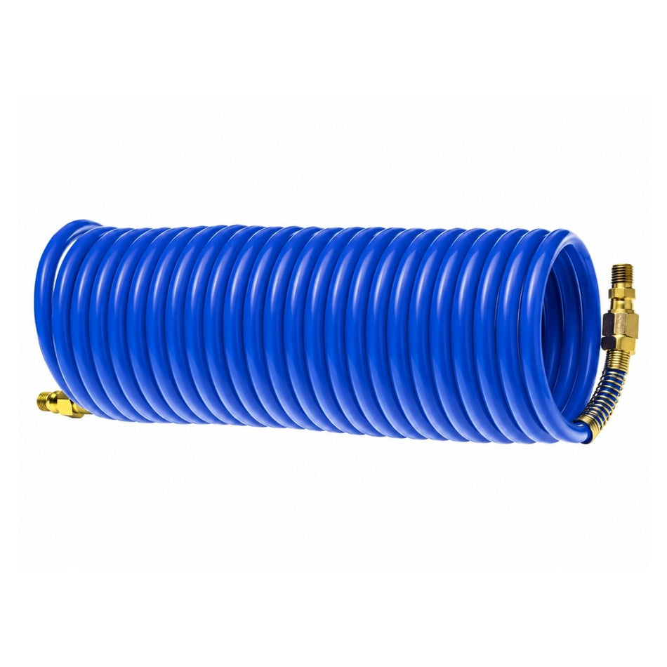 Balcrank 30' x 3/8" Coiled Air/Water Hose #8137-030, AlamoEquipment.com