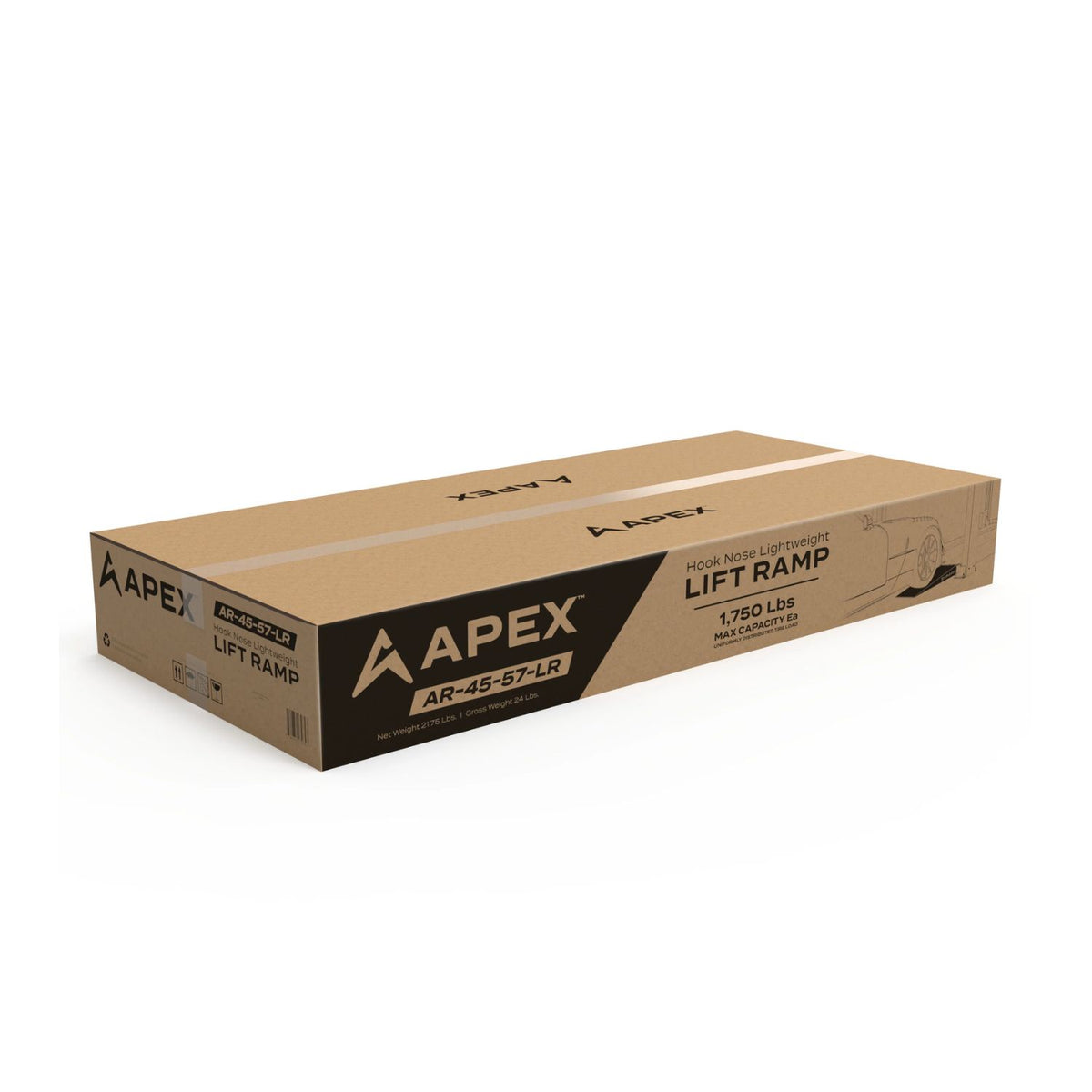 BendPak APEX 48 in. Foam 4-Post Ramp Kit, Set of 2 #5174172, AlamoEquipment.com