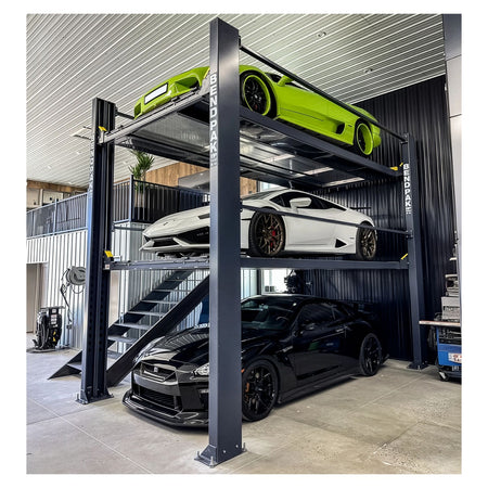 BendPak HD-973P Tri-Level Parking Lift 9,000/7,000 lb #5175238, AlamoEquipment.com