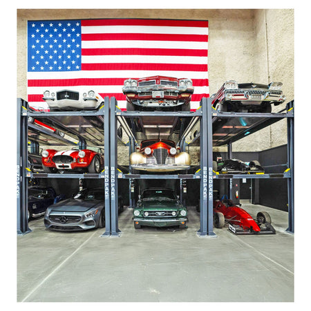 BendPak HD-973P Tri-Level Parking Lift 9,000/7,000 lb #5175238, AlamoEquipment.com