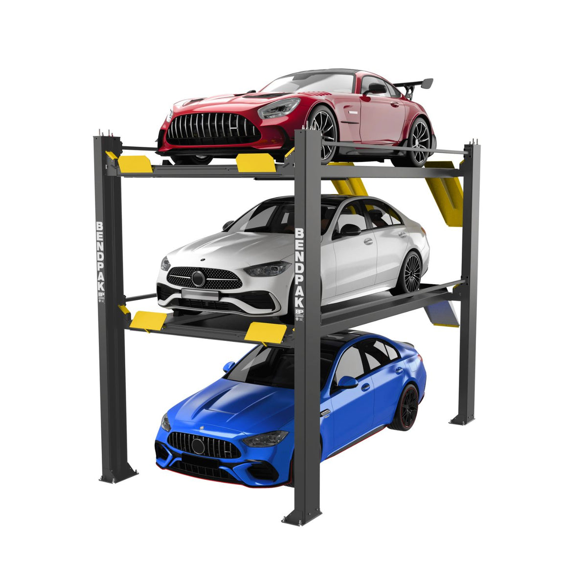 BendPak HD-973P Tri-Level Parking Lift 9,000/7,000 lb #5175238, AlamoEquipment.com