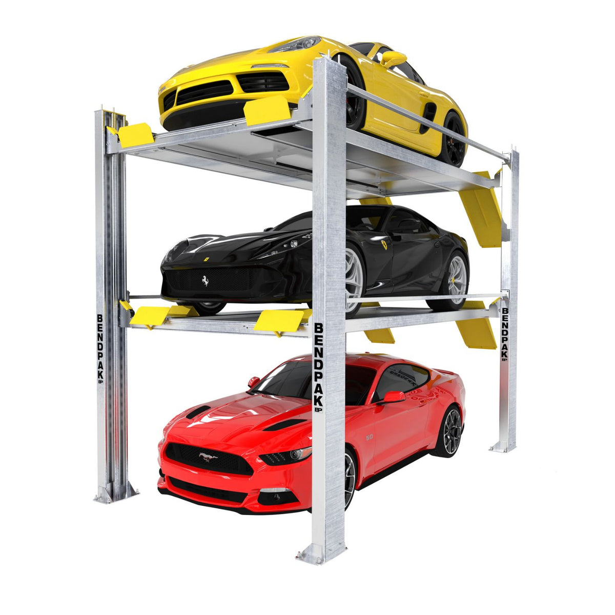 BendPak HD-973P Tri-Level Parking Lift 9,000/7,000 lb #5175238, AlamoEquipment.com