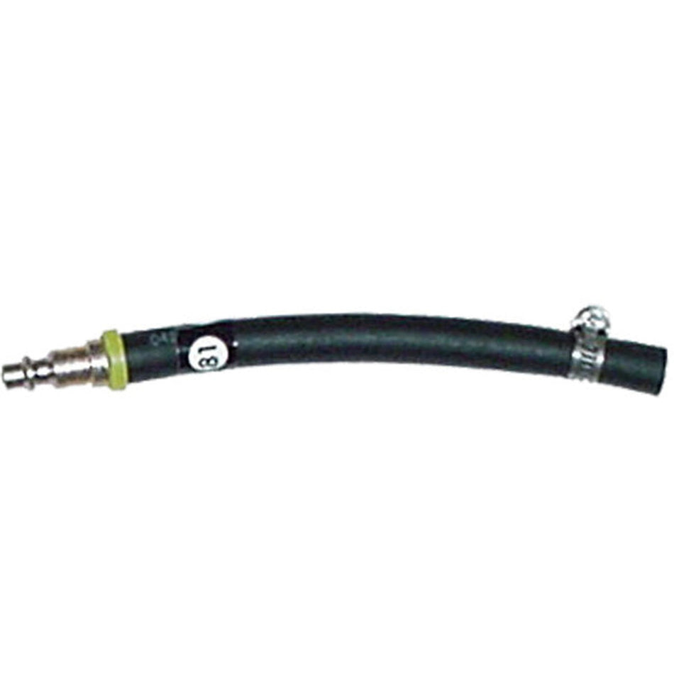 Flo-Dynamics 1/4" Dia — Black Open End Hose w/Clamp [Female] #941829, AlamoEquipment.com