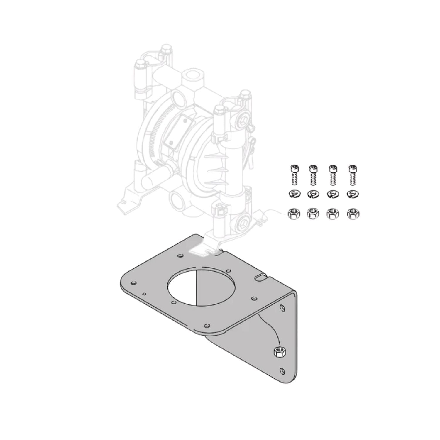 Graco Wall-Bracket Accessory Kit #224835, AlamoEquipment.com