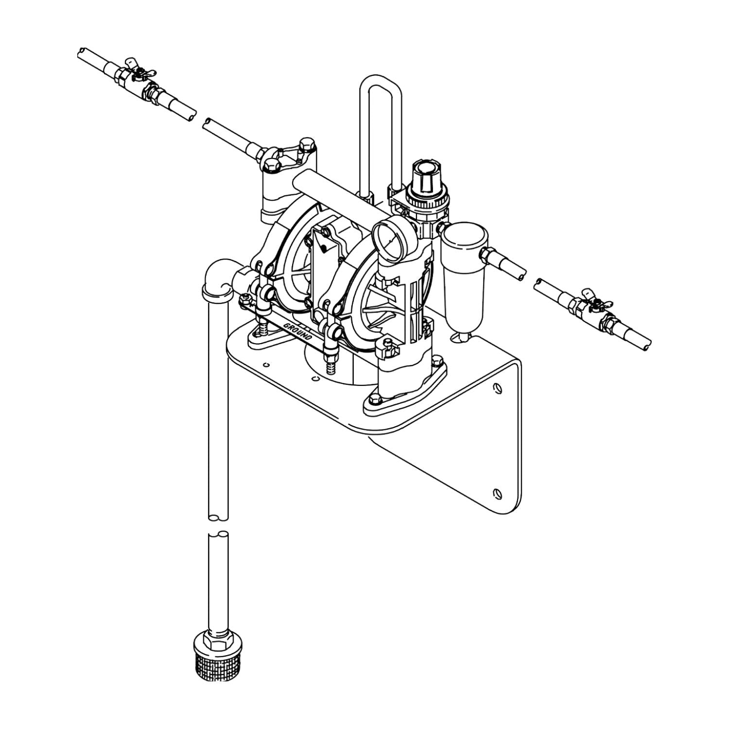 Graco Windshield Washer Fluid (WWS) Dispenser #237161, AlamoEquipment.com