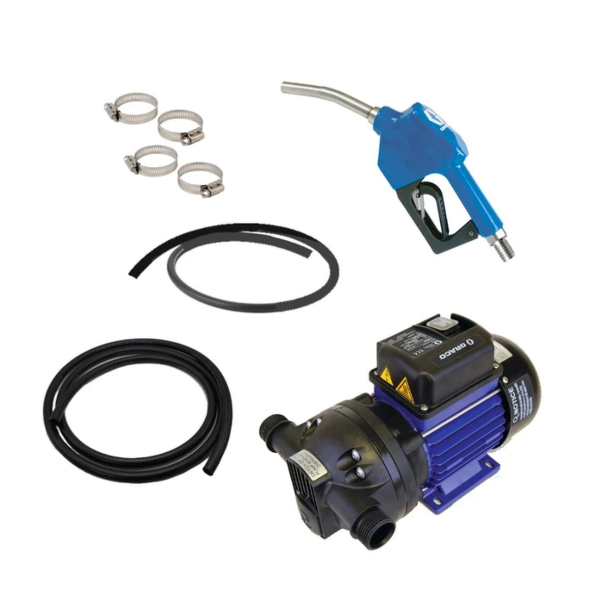 Graco LD Blue DEF System, Tote, 120V, SST Nozzle #26C174, AlamoEquipment.com