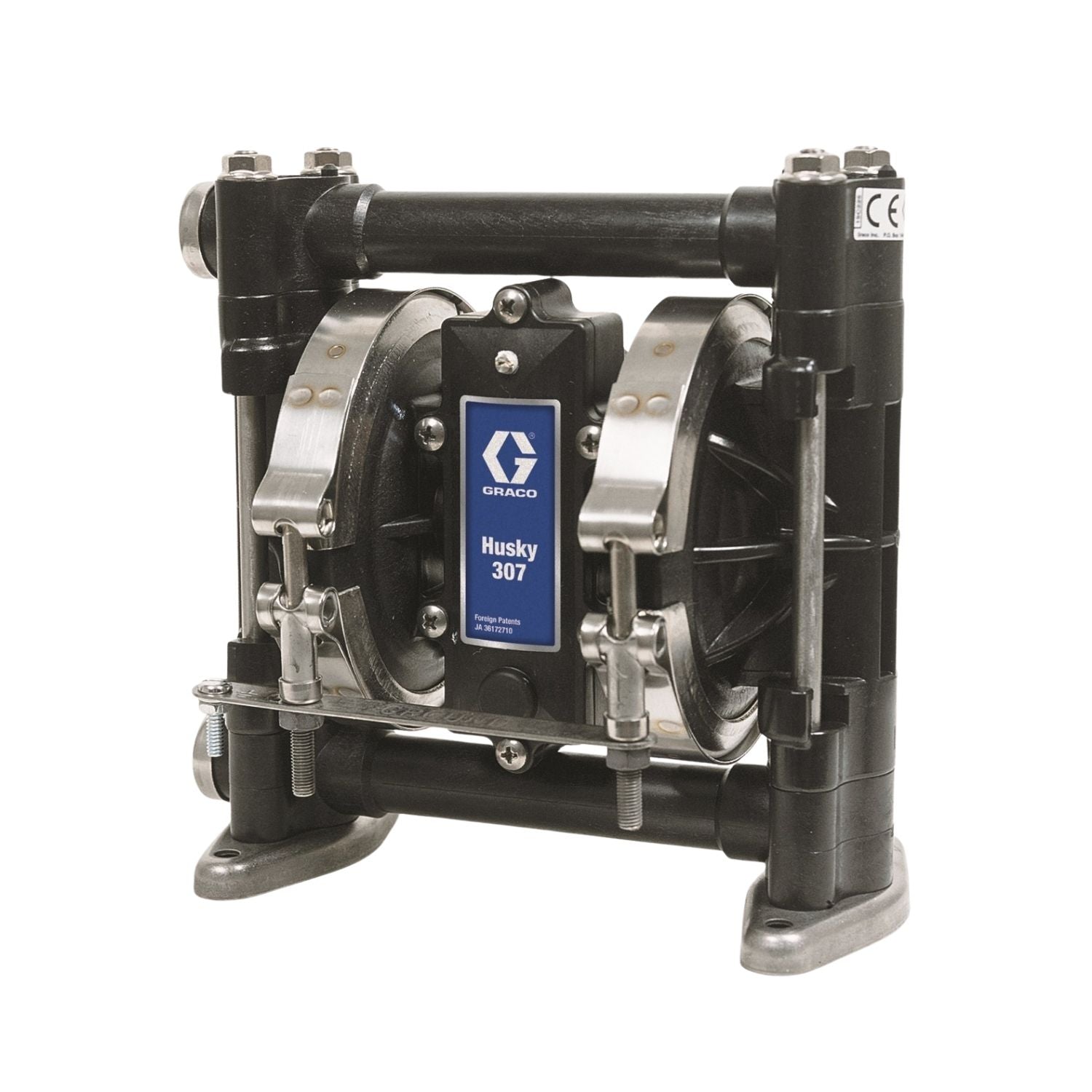 Graco Husky 307 AODD Pump, Acetal, 3/8 in NPT #D31255, AlamoEquipment.com