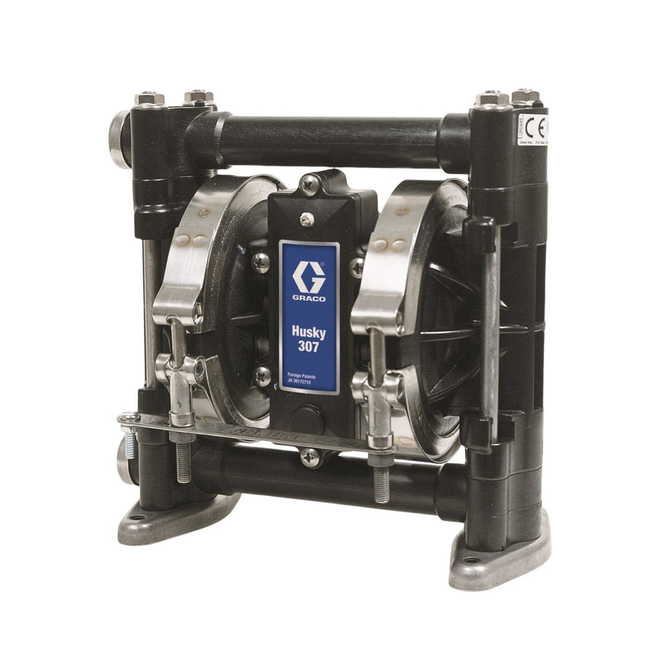 Graco Husky 307 AODD Pump, Acetal, 3/8 in NPT #D31255, AlamoEquipment.com