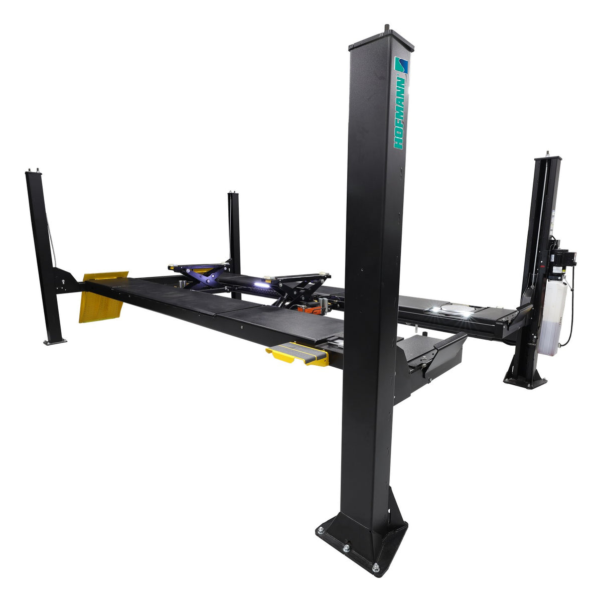 Hofmann 15,000 lb. 4-Post Alignment Lift - Extended Length with Lights & Locking Kit, AlamoEquipment.com