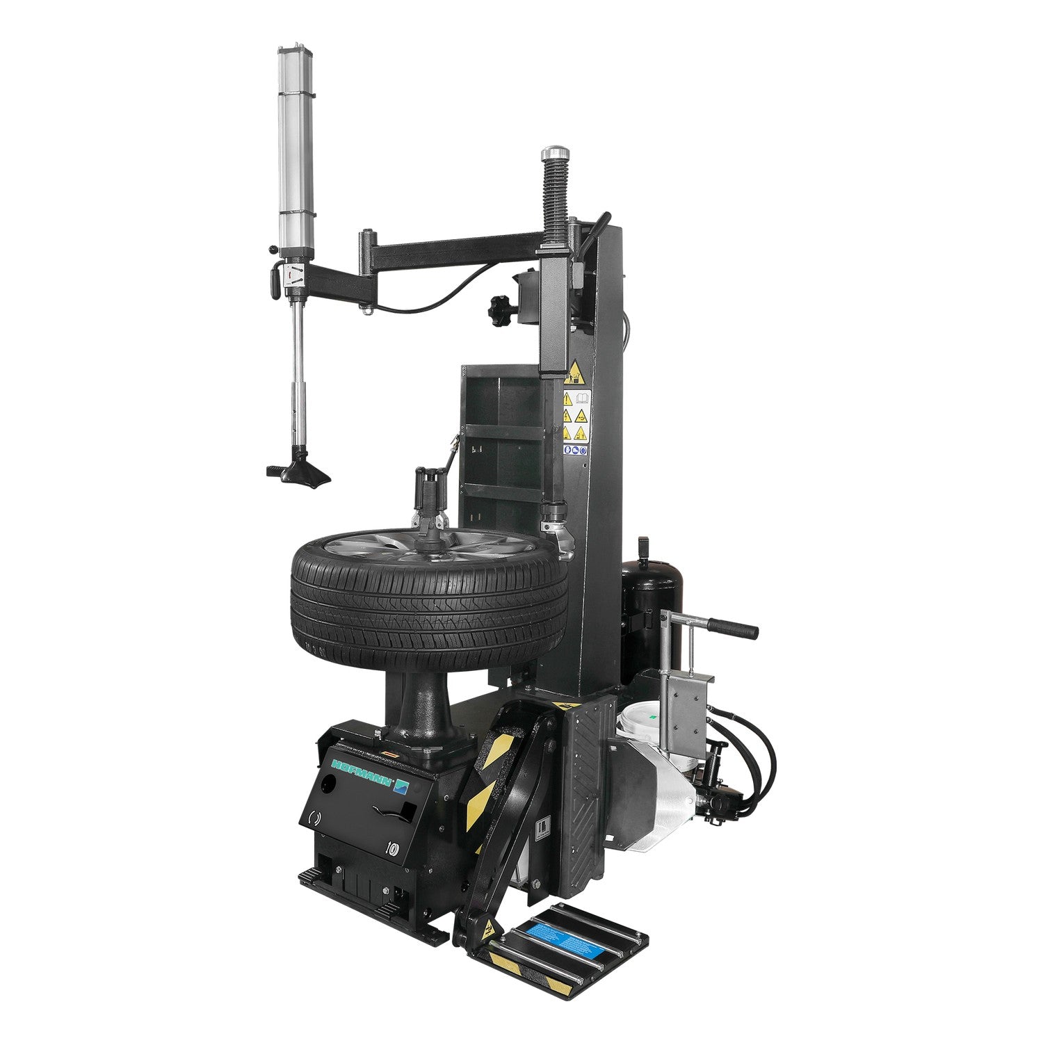 Hofmann monty 8200S smartSpeed Center-Post Swing-Arm Tire Changer, AlamoEquipment.com