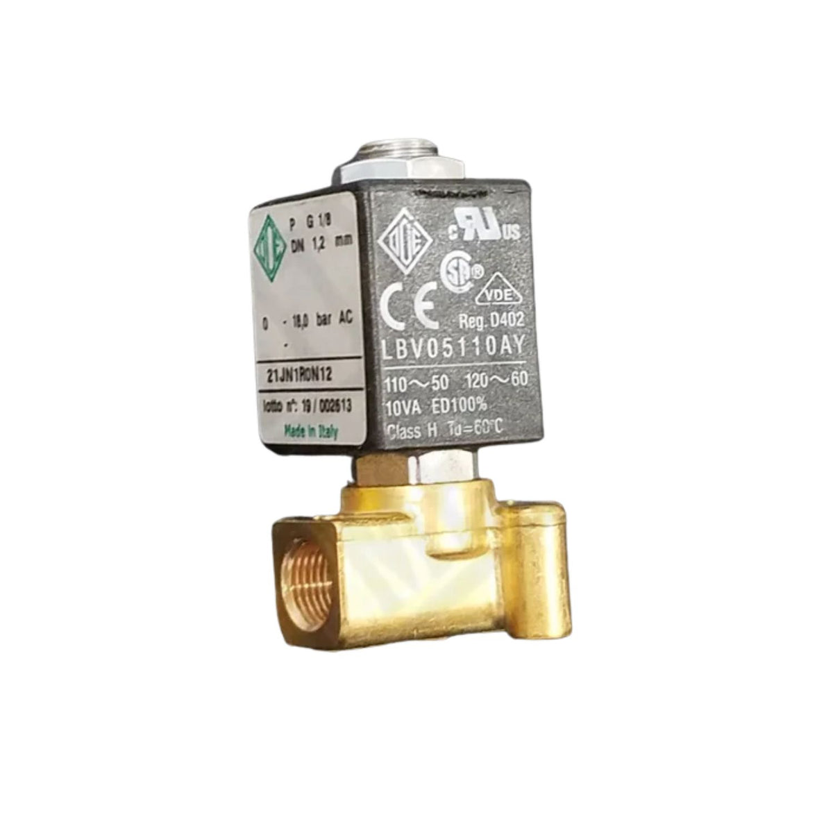 Mahle Solenoid Valve 2/2NC 5W BrainBee for ACX Machines #025-80476-00, AlamoEquipment.com