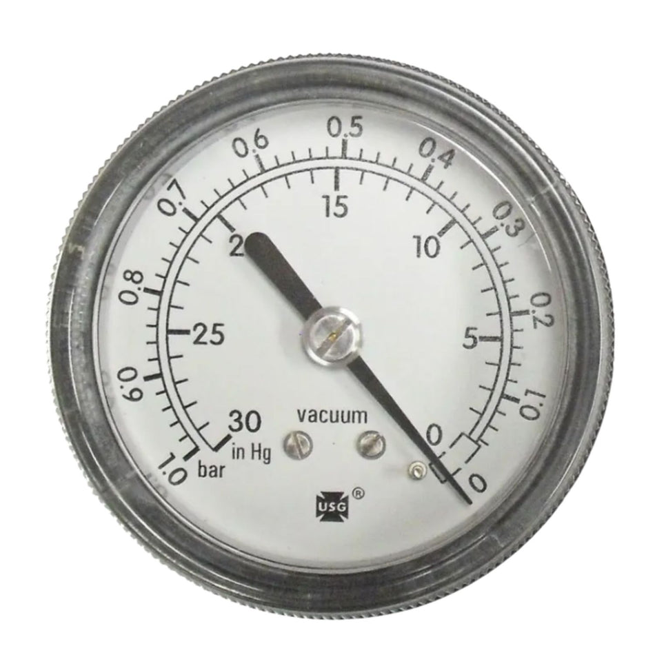 Mahle FluidPRO VCX-1 Pressure Gauge 30"-0 PSIG 1/8 MPT #026-80238-00, AlamoEquipment.com