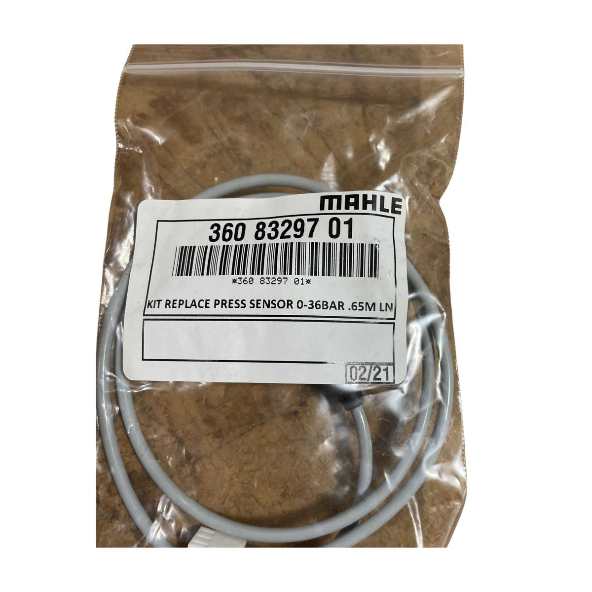 Mahle Tank Pressure Sensor Kit 0-36 Bar 0.65m for ACX #360-83297-01, AlamoEquipment.com