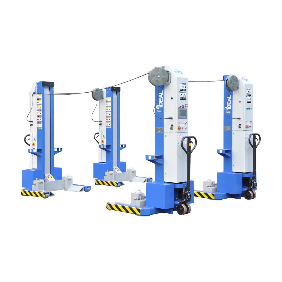 Tuxedo MSC-13K-B Mobile Column Lift, Four Column Set, 5 #MSC-13K-B-452, AlamoEquipment.com