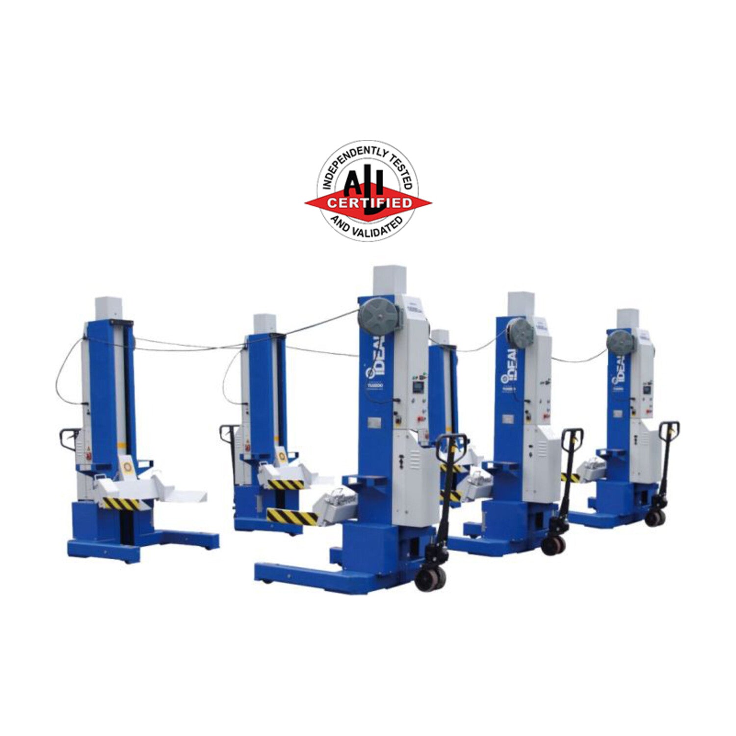 Tuxedo MSC-18K-X Mobile Column Lift, Six Column Set, 1 #MSC-18K-X-6108, AlamoEquipment.com