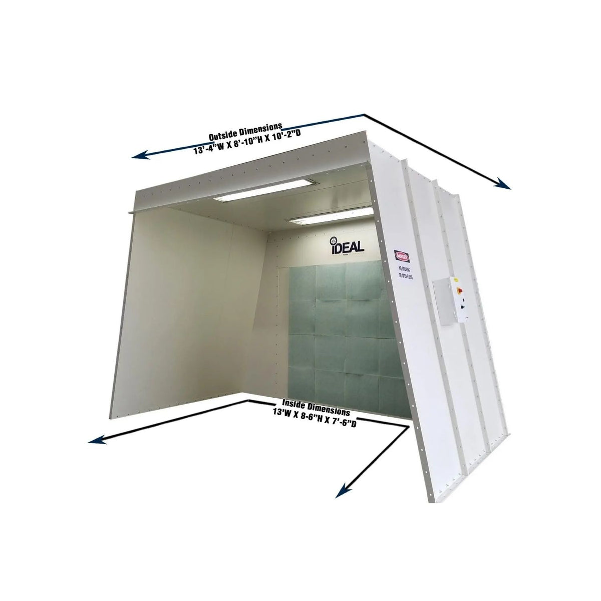Tuxedo PSB AF OPEN FACE BOOTH (ASY) #PSB-AFOFB1388-1PH-230V-AK, AlamoEquipment.com