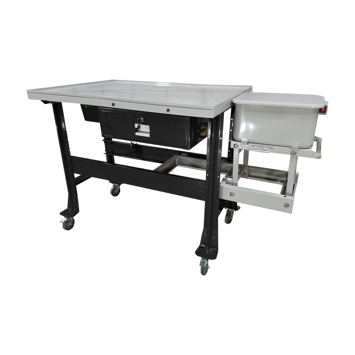 Tuxedo Premium Tear Down Table & Part Washer - 1,000 #PTDT-PW-1000-BLK, AlamoEquipment.com