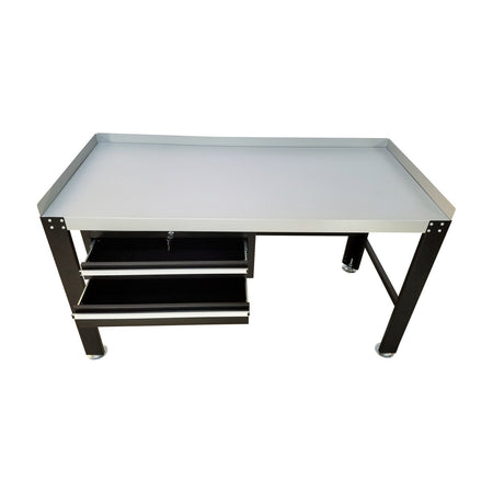 Tuxedo Premium Work Bench & Tool Cabinet - 1,600 lbs. #PWB-TC-1600-BLK, AlamoEquipment.com
