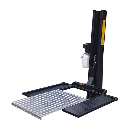 Tuxedo 2,000 lb Single Column Lawnmower Storage Lift - 110V Dur #SC-2K, AlamoEquipment.com