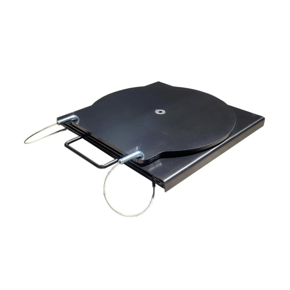 Tuxedo Turntable (Set) Black with Round Top Plate #TURNTABLE-25-152, AlamoEquipment.com