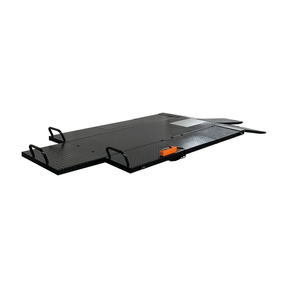 Tuxedo Elec-Hydra UTV Lift w/Integrated Motor & Retr #U-2200IEH-XR-BLK, AlamoEquipment.com