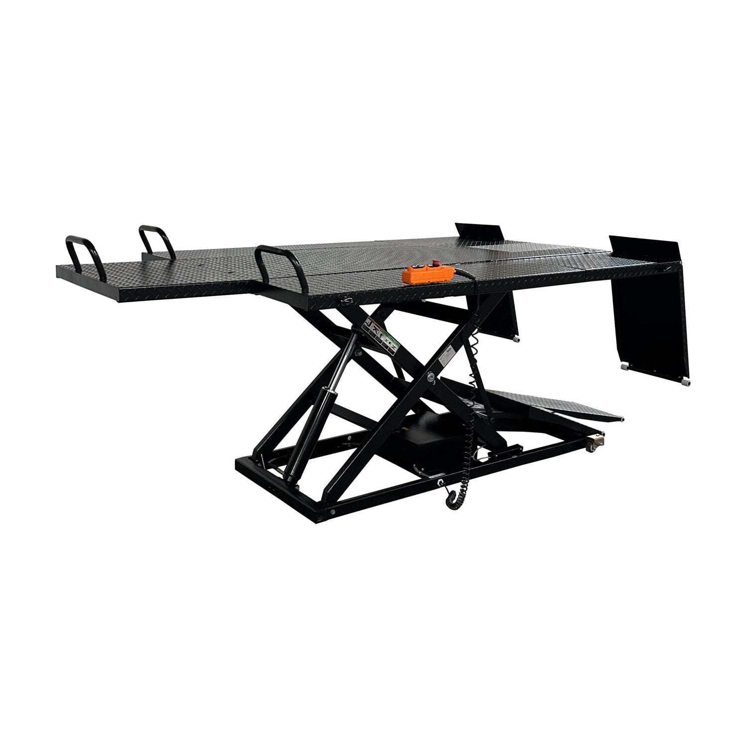 Tuxedo Elec-Hydra UTV Lift w/Integrated Motor & Retr #U-2200IEH-XR-BLK, AlamoEquipment.com