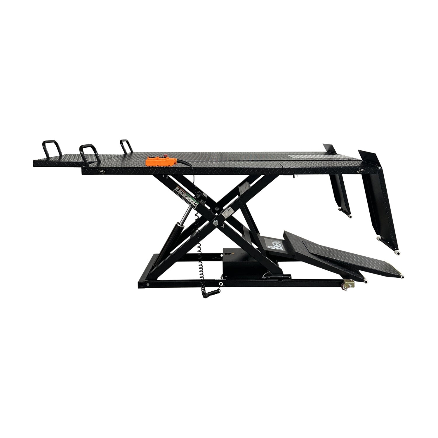 Tuxedo Elec-Hydra UTV Lift w/Integrated Motor & Retr #U-2200IEH-XR-BLK, AlamoEquipment.com