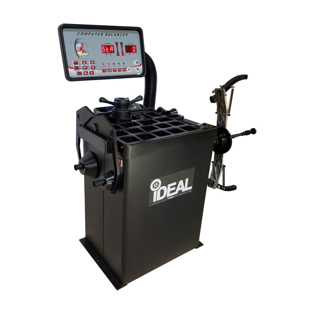 iDEAL Motorcycle Wheel Balancer - BLACK #WB-953-B-MCAB-K-BLK, AlamoEquipment.com