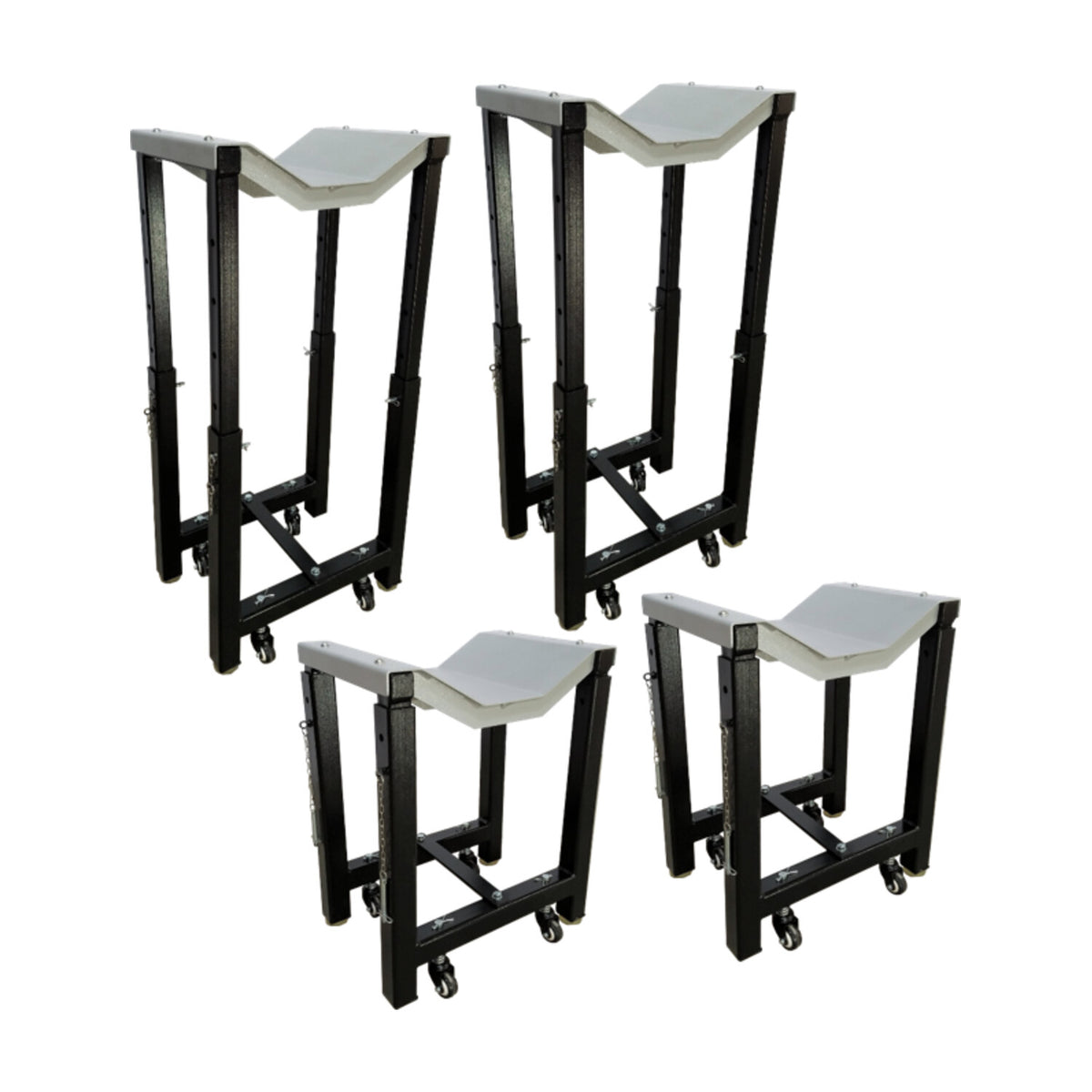 Tuxedo Wheel Stand Kit (UF-2500EH-X) Set of #WHLSTDKIT-UF2500EH-X-BLK, AlamoEquipment.com