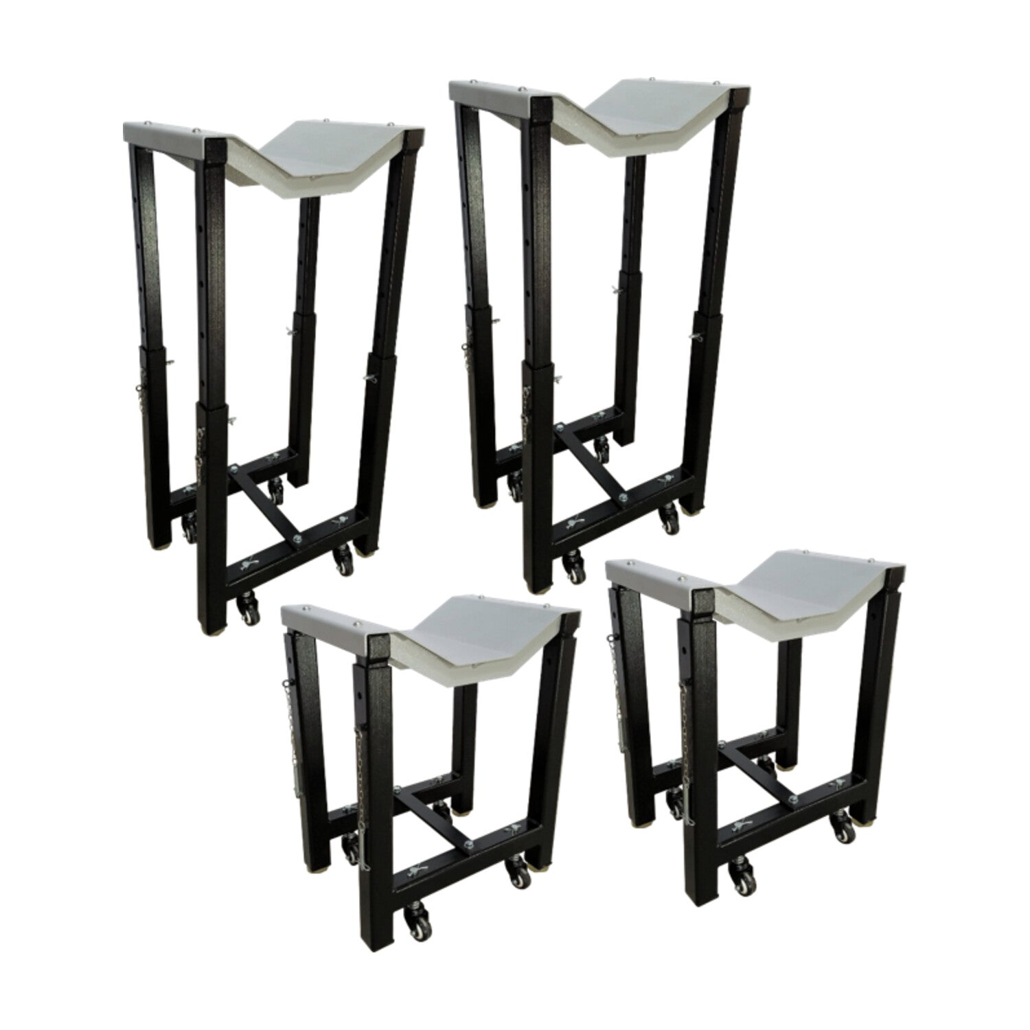 Tuxedo Wheel Stand Kit (UF-2500EH-X) Set of #WHLSTDKIT-UF2500EH-X-BLK, AlamoEquipment.com