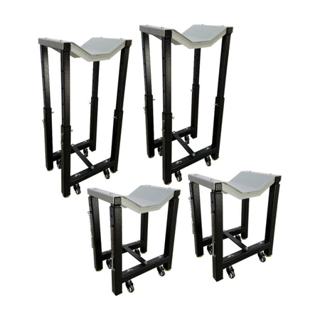 Tuxedo Wheel Stand Kit (UF-2500EH-X) Set of #WHLSTDKIT-UF2500EH-X-BLK, AlamoEquipment.com