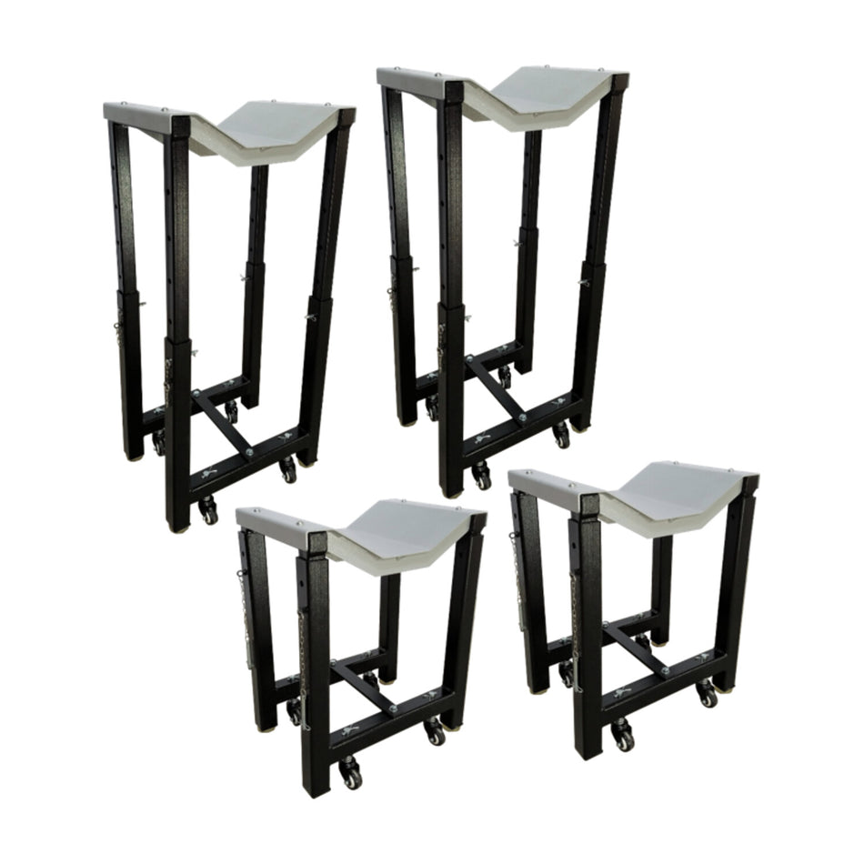 Tuxedo Wheel Stand Kit (UF-2500EH-X) Set of #WHLSTDKIT-UF2500EH-X-BLK, AlamoEquipment.com