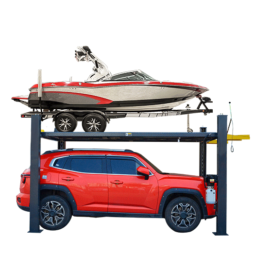 AMGO 408-HPX four-post boat storage lift