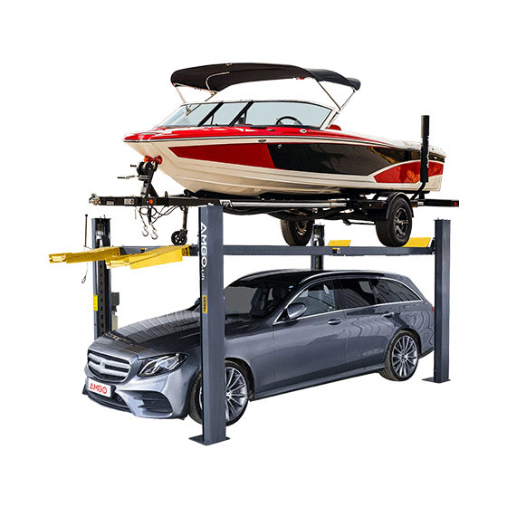 AMGO 409-HPX 9,000 lb four-post boat storage lift