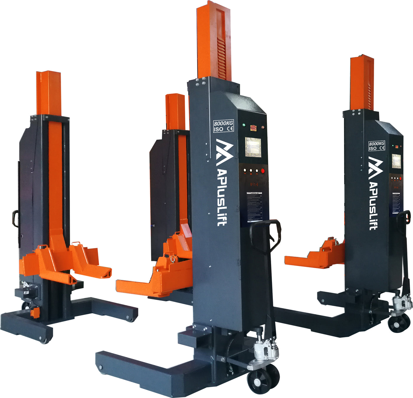 APlusLift Falcon 1800lb Mobile Column Lift #MCL-180, alamoequipment.com