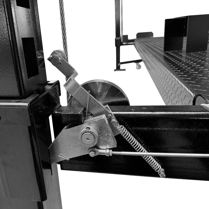 APlusLift 11,000LB 4-Post Portable Parking Storage Service Car Lift #HW-4P11S, alamoequipment.com