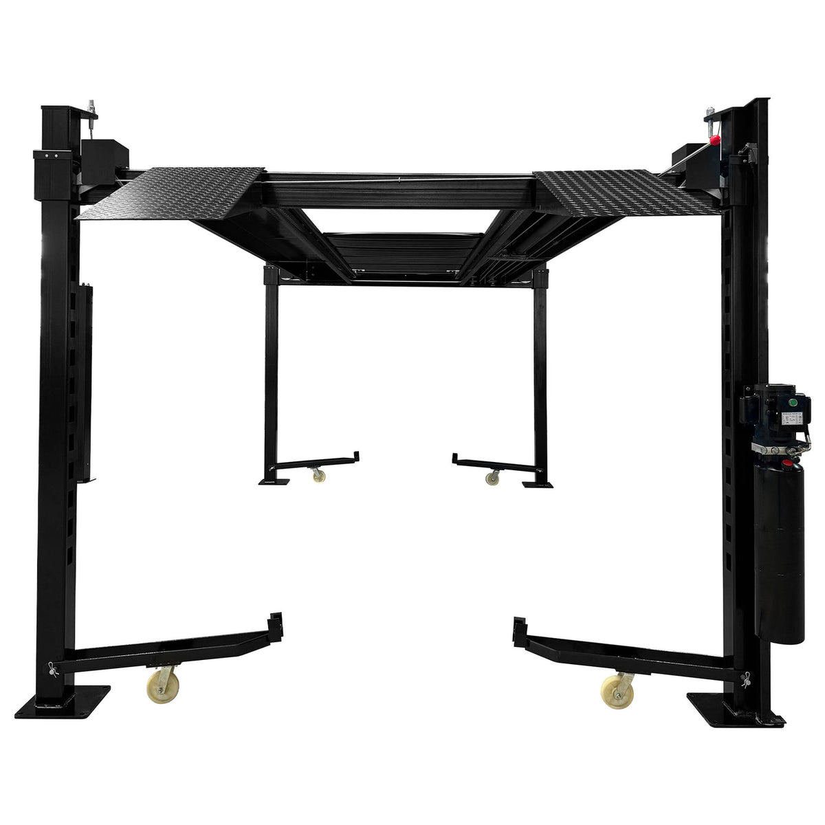APlusLift 11,000LB 4-Post Portable Parking Storage Service Car Lift #HW-4P11S, alamoequipment.com