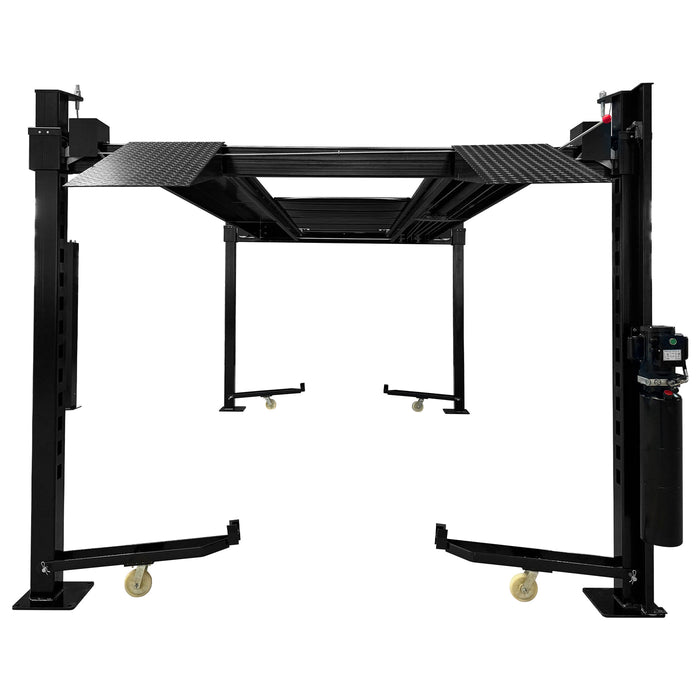 APlusLift 11,000LB 4-Post Portable Parking Storage Service Car Lift #HW-4P11S, alamoequipment.com