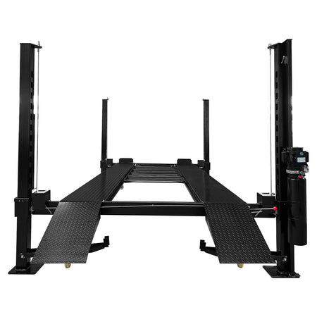 APlusLift 11,000LB 4-Post Portable Parking Storage Service Car Lift #HW-4P11S, alamoequipment.com