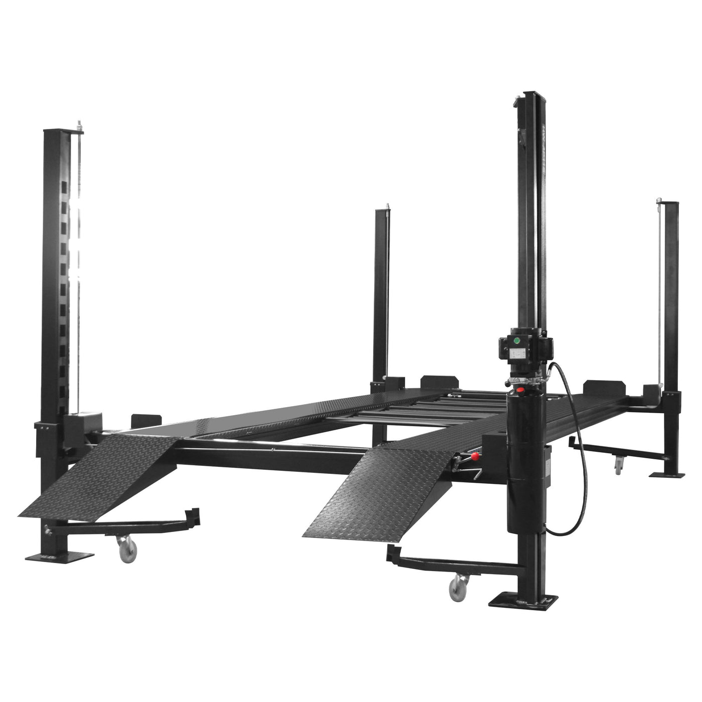 APlusLift 11,000LB 4-Post Portable Parking Storage Service Car Lift #HW-4P11S, alamoequipment.com