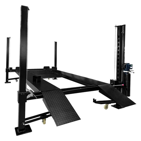 APlusLift 11,000LB 4-Post Portable Parking Storage Service Car Lift #HW-4P11S, alamoequipment.com