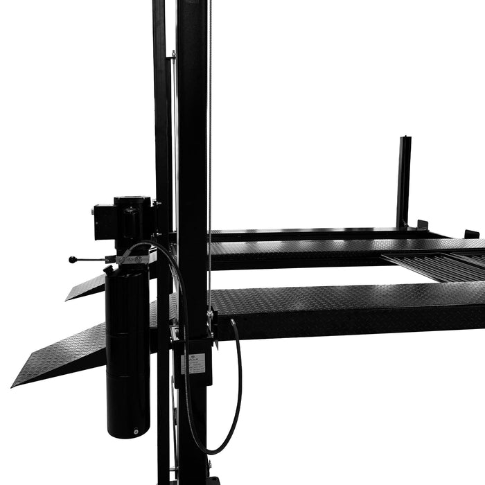 APlusLift 11,000LB 4-Post Portable Parking Storage Service Car Lift #HW-4P11S, alamoequipment.com