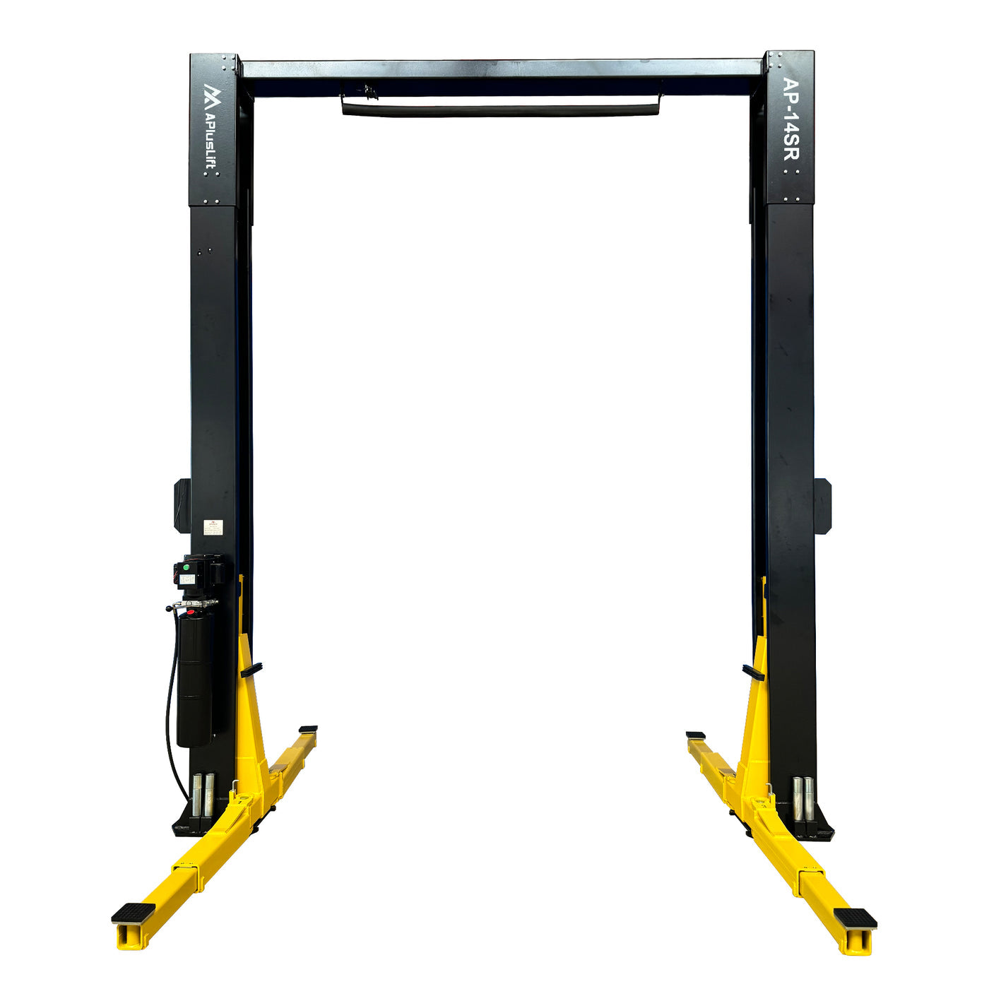 APlusLift 14,000LB 2-Post Overhead Single Release Direct Drive Car Lift #AP-14SR, alamoequipment.com
