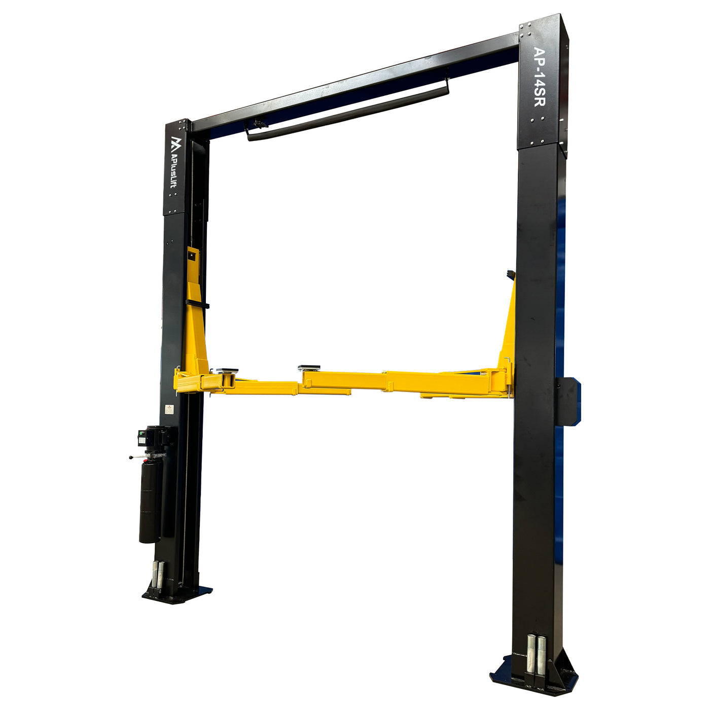 APlusLift 14,000LB 2-Post Overhead Single Release Direct Drive Car Lift #AP-14SR, alamoequipment.com