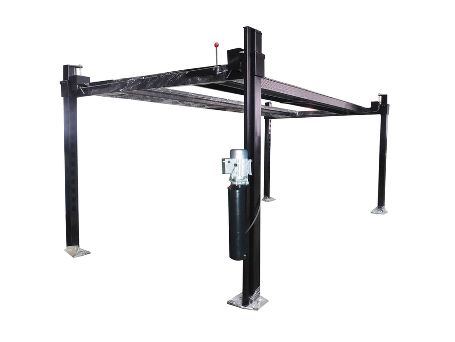 APlusLift 11,000LB 4-Post Portable Parking Storage Service Car Lift #HW-4P11S, alamoequipment.com