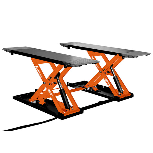 APlusLift 9,000LB Mid-Rise Scissor Lift, Electric Release SL-MR90XLT, alamoequipment.com