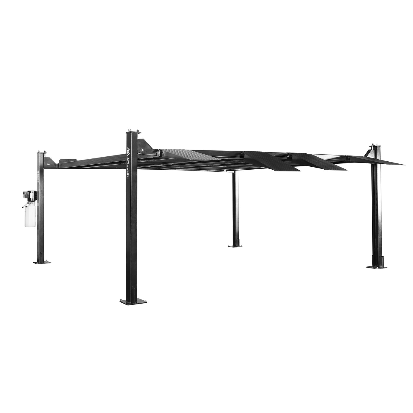 APlusLift 9,000LB 4-Post Double Deck Parking Storage Service Car Lift #HW-9KDP, alamoequipment.com
