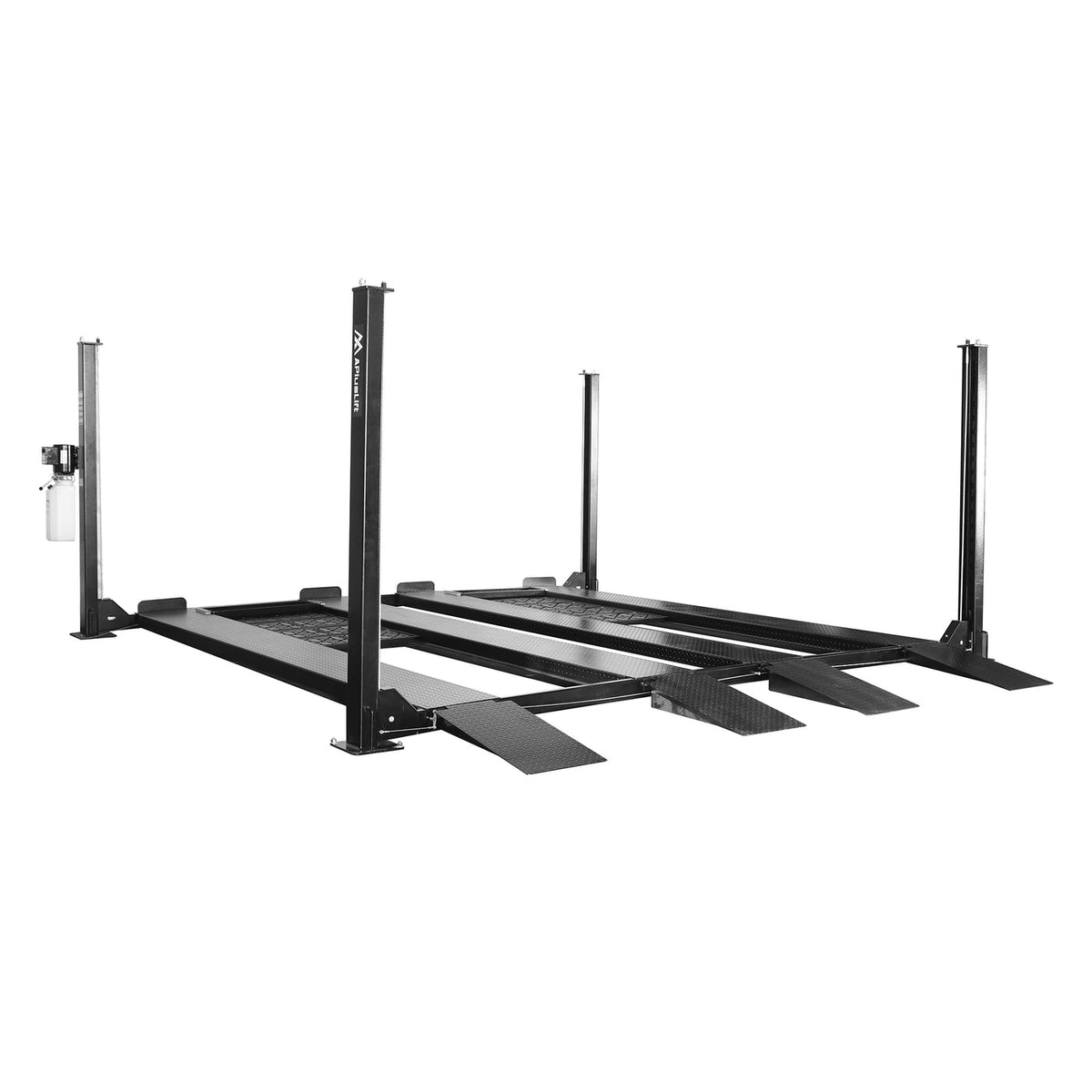 APlusLift 9,000LB 4-Post Double Deck Parking Storage Service Car Lift #HW-9KDP, alamoequipment.com