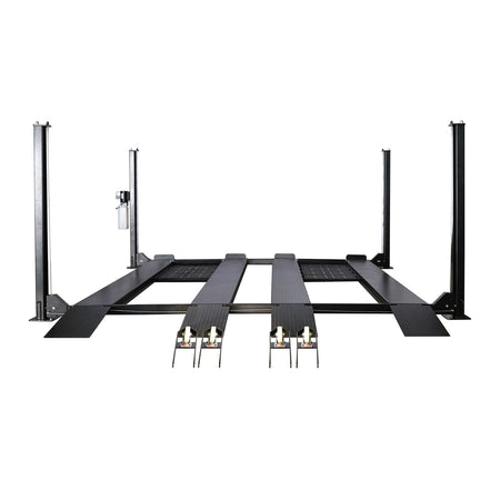 APlusLift 9,000LB 4-Post Double Deck Parking Storage Service Car Lift #HW-9KDP, alamoequipment.com